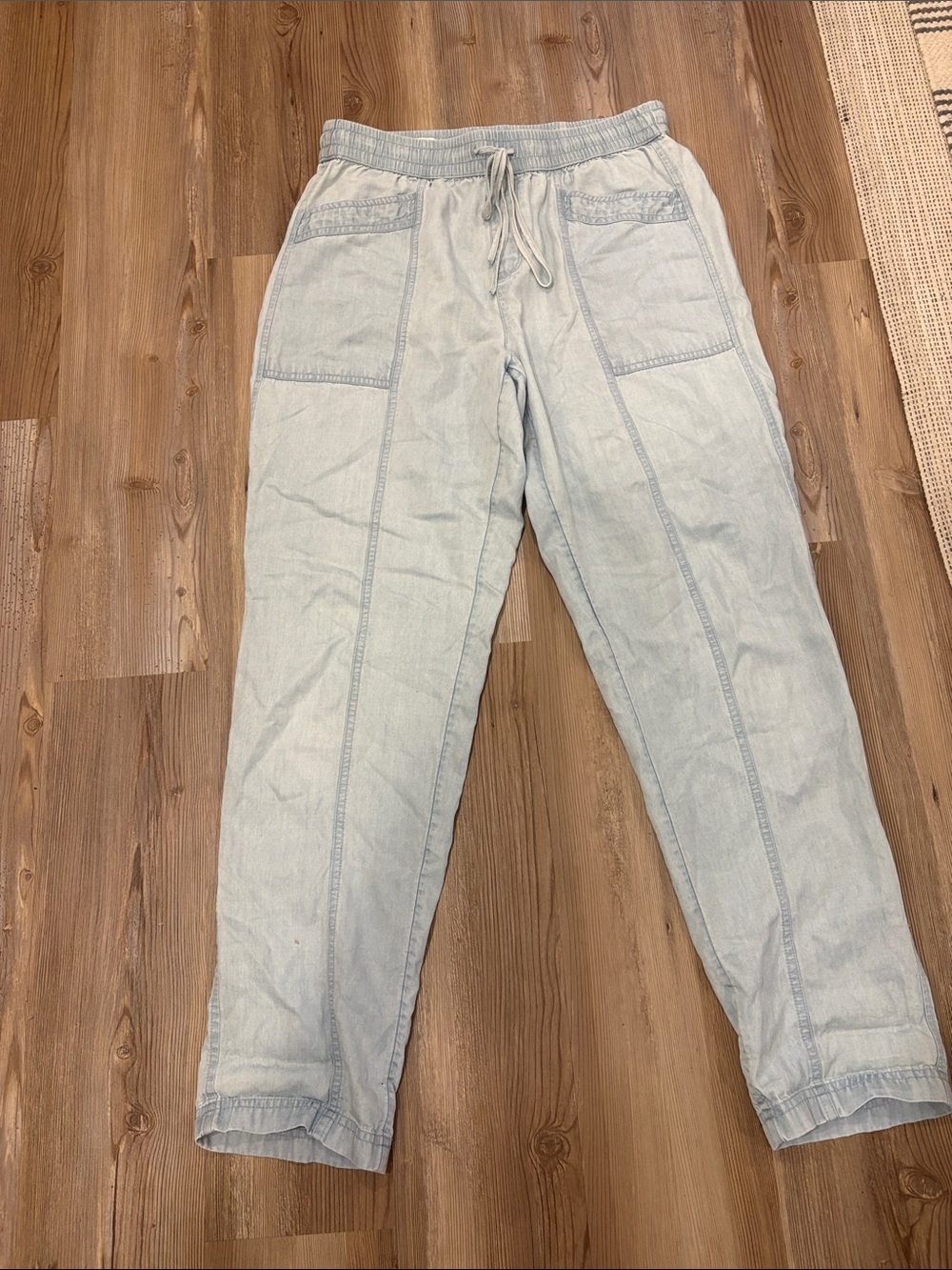 LOFT Light Blue women’s Drawstring Joggers